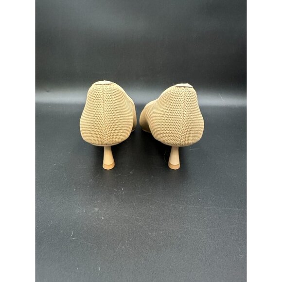Vivaia Beige Kitten Heel Pumps Womens Size 6.5 EU 37 Almont Pointed Toe - Picture 5 of 10